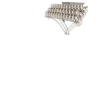 POENVFPO Brosse de Nettoyage en Métal, Brosse Métallique en Acier Inoxydable, Nettoyant pour Gril Sûr et Efficace pour les Types de Grils, Manche de 16,5 Pouces de Long pour les Amateurs de (Comme