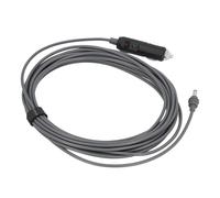 POENVFPO Câble D'alimentation de Voiture DC, Cordon de Charge Durable en PVC Résistant à L'eau pour Voitures Camions Bateaux 1 unité (15M)