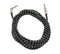 POENVFPO Câble de Guitare Acoustique de 6 M, Câble en Tissu Professionnel de Réduction du Bruit avec Transmission du Son Claire, pour le Remplacement de Guitare Basse et D'instruments de