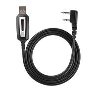 POENVFPO Câble de programme talkie-walkie compatible, câble de programmation USB stable pour radios 10/8/7/XP, design Rubless pour une programmation facile
