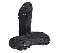 POENVFPO Cales de Vélo pour Vélo d'intérieur et VTT, Acier au Chrome-molybdène, Transfert de Puissance Supérieur et Rotation Réglable, Compatibles avec SH51 (Black)