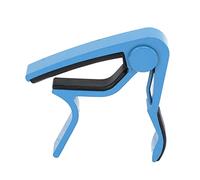 POENVFPO Capodastre de Guitare, Capodastre en Alliage pour Guitares Acoustiques et électriques avec Changement Rapide et Pression équilibrée, Comprend 5 Médiators (BLUE)