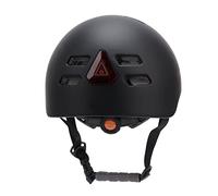 POENVFPO Casque de Vélo Intelligent 1080p, Caméra Frontale, Casque de Vélo Intelligent, Casque de Rue Urbain pour Adultes Hommes Femmes Cyclisme (Black)