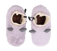 POENVFPO Chauffe-pieds électrique USB, Pantoufles Chauffantes en Flanelle de Coton, 3 Vitesses, Température Réglable, Semelle en Caoutchouc, Chaussures Chaudes pour l'hiver, la Marche, la Conduite,