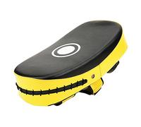 POENVFPO Cible de Boxe à Main, Conception à Surface Incurvée pour Un Poinçonnage de Précision, avec Remplissage en éponge EVA et Coutures épaisses, pour L'entraînement des Adolescents (Yellow)