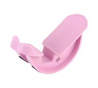 POENVFPO Civière de Mollet, Bascule de Pied Portable pour Mollets Serrés avec Bandes de Caoutchouc Antidérapantes, pour Le Renforcement de la Cheville et L'amélioration de la flexibilité (Pink)