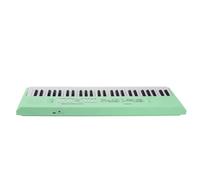 POENVFPO Clavier de Piano électronique 54 Touches, Jouet Musical pour Enfants avec 8 Tons, 6 Chansons, 5 Rythmes, 5 Percussions, Portable et Sûr avec Fonction D'enregistrement de Microphone (GREEN)