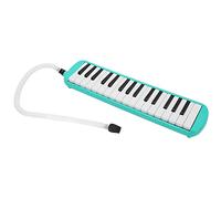 POENVFPO Clavier de Piano Pneumatique à 32 Touches, Orgue de qualité Professionnelle avec Touches Bicolores Lumineuses et Points Antidérapants, pour L'éveil Musical des Enfants et des (GREEN)