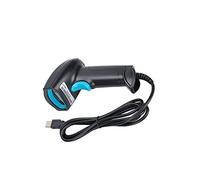 POENVFPO Code Code Bar Lecteur de Lecture USB Handheld Handheld, IP54 Stauts Wathert The Water L'applicateur Pike pour L'écran de Papier -LCD (Bleu Noir)