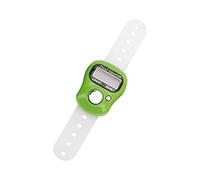 POENVFPO Compteur de Doigt avec écran LCD à 5 Chiffres pour la Prière et | Construction en Plastique ABS, Ceinture de Doigt en Silicone Durable, Bouton de Réinitialisation Facile, Arrêt Automatique,