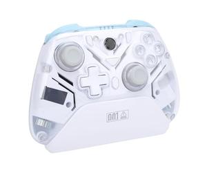 POENVFPO Contrôleur de Jeu Vidéo PC avec Hall Trigger Burst pour - Personnalisable Via une Application Mobile pour les Joueurs Sérieux (WHITE)