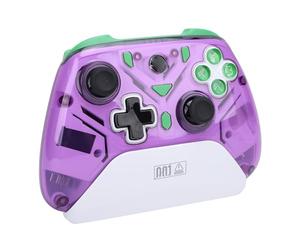 POENVFPO Contrôleur de Jeu Vidéo PC avec Hall Trigger Burst pour - Personnalisable Via une Application Mobile pour les Joueurs Sérieux (PURPLE)