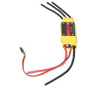 POENVFPO Contrôleur de Vitesse électronique ESC sans Balais 50 A 2 Voies pour Bateau RC, avec Refroidissement par Eau, Haute efficacité, Léger, Courant de Crête 60 A, Sortie Bec 5 V 3