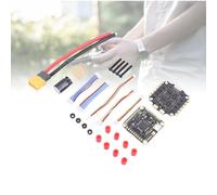 POENVFPO Contrôleur de Vol, 55A 65A Plastique Drone ESC Board avec Configuration de Port Pratique CNC Éventails de Chaleur