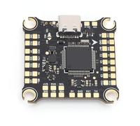 POENVFPO Contrôleur de Vol STM32F405RET6, Contrôleur Principal ICM42688, Centrale Inertielle (IMU), Double BEC, OSD, Baromètre, Capteur de Courant, Effets LED Programmables,