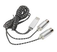 POENVFPO Convertisseur de Câble MIDI vers USB, Interface MIDI 16 Canaux avec Voyant Lumineux, pour Logiciel de Musique Windows OS X CUBASE FL Studio