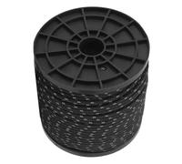 POENVFPO Corde de Camping Réfléchissante, Corde de Parachute en Polyester de 164 Pieds 4 Mm avec Bobine en Plastique, Force de Traction de 551 LB, Extrémités Thermoscellées pour la Randonnée, la