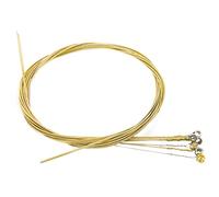 POENVFPO Cordes de Guitare Acoustique ColorTone, Acier et Cuivre avec Revêtement Antirouille, Ensemble de Jauges de Lumière Colorée pour Débutants et Joueurs Professionnels (cordes en laiton)