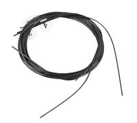 POENVFPO Cordes de Guitare Universelles en Nylon Noir pour ukulélé avec Son Chaud, Jeu de 4 Cordes Faciles à Assembler pour Améliorer L'expression Musicale