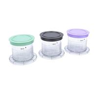 POENVFPO Coupelles à Glace, 3x Récipients Demi-pinte