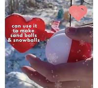 POENVFPO Coupre de Boules de Neige Clamp/Holder Clamp/Holder Cartoon Safe Design Snowbiegel Sandform pour Snowball Winter Fun Fight for Adults and Children Red Plastic Children (Couleur Assortie #44)