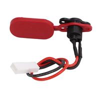 POENVFPO Couvercle de Port de Charge de Scooter électrique avec Connecteur de Cordon d'alimentation de la Bougie de Poussière Magnétique pour la Série M365