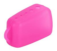 POENVFPO Couvercle de Tête de Brosse à Dents en Silicone, Capuchon de Protection Portable Voyage Camping 1 Paquet pour Utilisation en Extérieur (Rose Rouge)