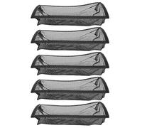 POENVFPO d'aération de Sol en de Polyester et PVC Piège de Couverture de Registre de Sol Paquet de 5 écran de Filtre à Poussière et à Débris pour les évents de Domestiques Remplacement de