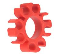 POENVFPO de Support de de Tambour en Silicone, Présentoir de Rangement de Portables avec Conception Facile à Glisser vers Le Haut et vers Le Bas pour la Pratique de la Batterie, Les (Rouge)