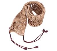 POENVFPO Décoration de Corde en Rotin Faite à la Main pour Tambour à Langue en Acier, Anneau tressé en Chanvre, Accessoire Musical Handpan 13 Tons