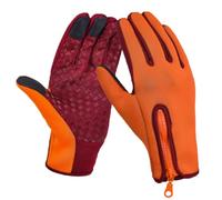 POENVFPO d'hiver Thermiques à écran Tactile avec Poignée Doublée en Polaire de Polyester Coupe-Vent et Anti-éclaboussures pour Le Ski, Le Cyclisme, la Randonnée, la Course à Pied, la Conduite par
