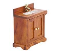 POENVFPO Douché d'évier d'armoire, Conception Interactive, Artisanat Haut (Couleur Noyer)