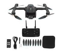 POENVFPO Drone RC avec Double Caméra, Drone WiFi 4K HD FPV avec Retour Automatique GPS, Quadricoptère D'évitement d'obstacles à Moteur sans Balais, Longue Durée de Vol pour Les Débutants en (1