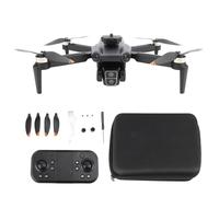 POENVFPO Drone RC, Quadrirotor télécommandé WiFi avec Double Caméra 4K, Prend en Charge Le Décollage ou L'atterrissage à Un Bouton (Black)