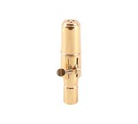 POENVFPO Embouchure de Saxophone Ténor 7C Embouchure de Saxophone en Laiton 2,25 à 2,3 Mm avec Patch de Boucle de Capuchon Résonance Lumineuse Installation Facile pour les Joueurs Expérimentés