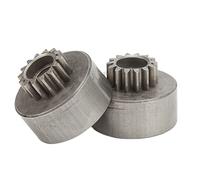 POENVFPO Engrenage de Cloche d'embrayage RC en Acier Durable 14T, pour Camions de Voitures HSP 94763 1/8 RC, Haute Performance pour Un Fonctionnement Fluide, 2 Pièces de Voiture