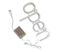 POENVFPO Enseigne Ouverte au Néon LED pour Affaires en Plein Air, Haute luminosité, étanche, Mini Enseigne Ouverte au Néon pour Vitrine, Plastique