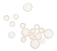 POENVFPO Ensemble de 17 Coussinets en Liège pour Clarinette, Matériau élastique de Haute qualité, Kit d'entretien des Instruments à Vent pour Débutants, Musiciens