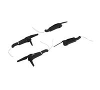 POENVFPO Ensemble de Bras de Drone avec Moteurs et Hélices, RC Quadcopter Arm Remplacement pour E88 E99 E100, Pièces de Rechange Quadcopter