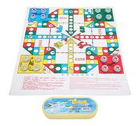 POENVFPO Ensemble de Chax d'avion avec 4 Morceaux D'échecs de Couleur Brillants, de Papier D'échecs en Papier et en Boîte