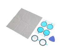 POENVFPO Ensemble de Protections D'objectif Double pour X3, avec Conception Collante Résistante aux Rayures pour la Protection de la Caméra D'action, Paquet de 2