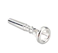 POENVFPO Entraîneur d'embouchure Professionnel en Cuivre avec Placage Argent, Constructeur de Muscles des Lèvres pour Saxophone, Trompette, Cornet, Clarinettiste, Anneau en Caoutchouc Amovible