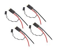 POENVFPO ESC 45A 2-6S sans Balais, Puce de Contrôle Haute Vitesse avec LED RVB et capacité Anti-brouillage, pour Avion Quadrirotor Drone FPV