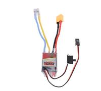 POENVFPO ESC brossé 60A, Régulateur de Vitesse électronique pour Moteurs à Balais 380 390 540 550, avec Prise XT60, pour Voiture de Tourisme électrique 1/16 1/12 /10 Buggy Camion Chenille