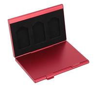 POENVFPO Étui de Stockage des Cartes de Jeu Ultra Slim pour Le Parrainage et la Protection des Voyageurs Jeu (Rouge)