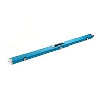POENVFPO Étui pour Queue de Billard, Boîte de Rangement Rigide en Alliage D'aluminium avec 3 Fentes et Verrou pour la Protection des Bâtons de Queue de Billard (Blue)
