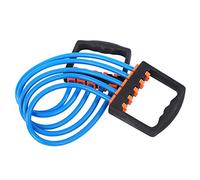 POENVFPO Extenseur de Poitrine, 5 Câbles en Caoutchouc Détachables pour Une Force Réglable, Matériau TPE Haute Résilience, Poignées Ergonomiques, équipement de Fitness Portable pour Salle (Blue)