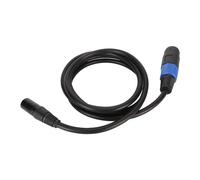 POENVFPO Extension du Haut-Parleur Cable Président du Haut-Parleur Mic de Haut-Parleur avec 1,8 M Longueur de Câble XLR Connecteur Féminin Féminin pour HiFi