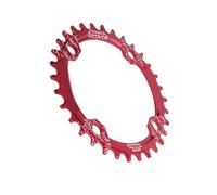 POENVFPO FMFXTR-BICYCYL CHATE-Pure Pure DE LA Longue Longue Chaîne Pure Rond pour Vélos DE Montagne, Vélo en Alliage en Aluminium pour XC Hors Route et dans Le (Rouge)