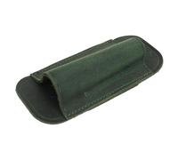 POENVFPO Gaine de Couteau, Support de Ceinture Horizontal en Cuir de Cheval Fou avec un Savoir-faire Exquis, pour Cadeau de Chasse de Camping en Plein Air (GREEN)